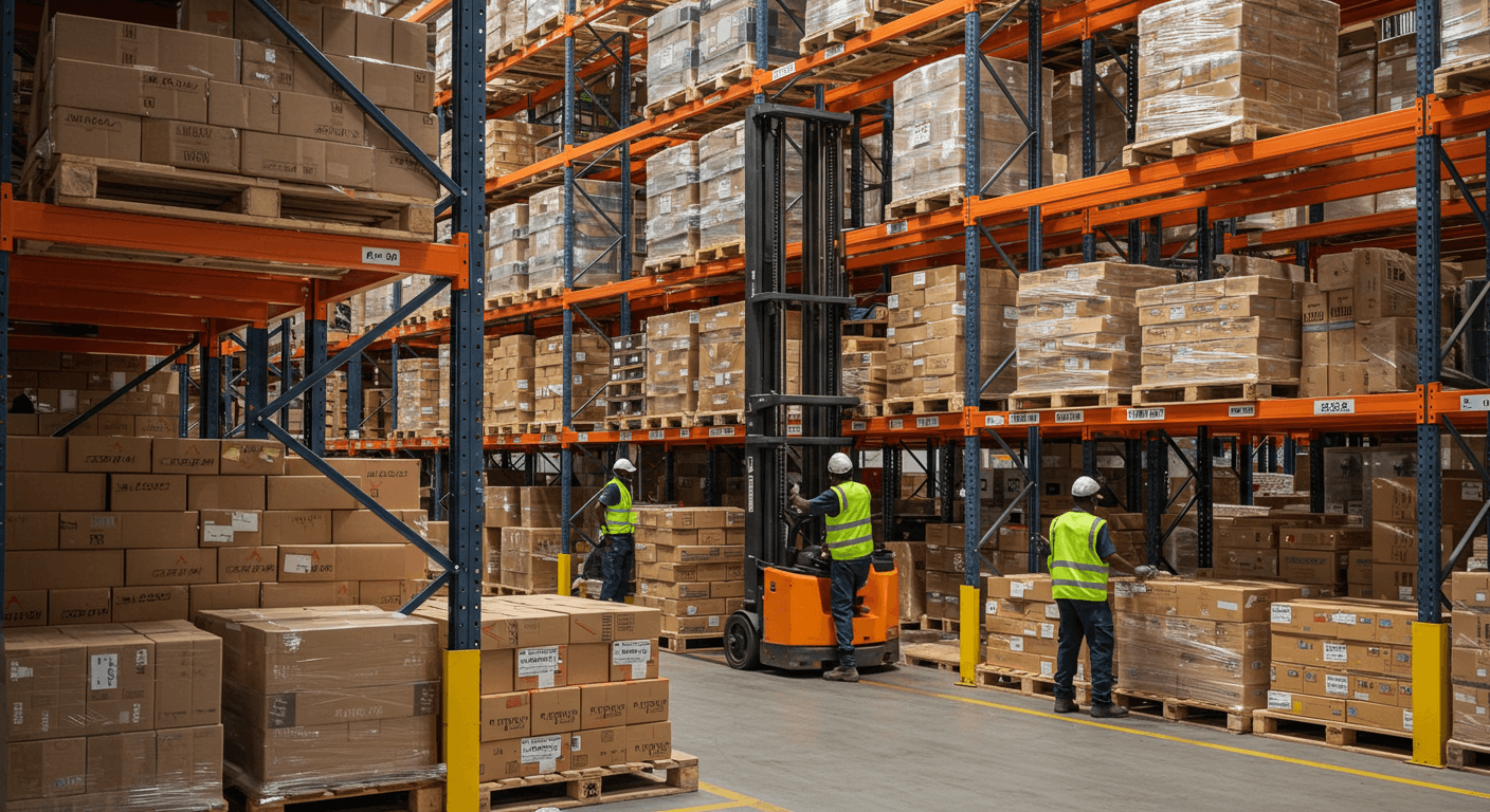 Stacking and racking services